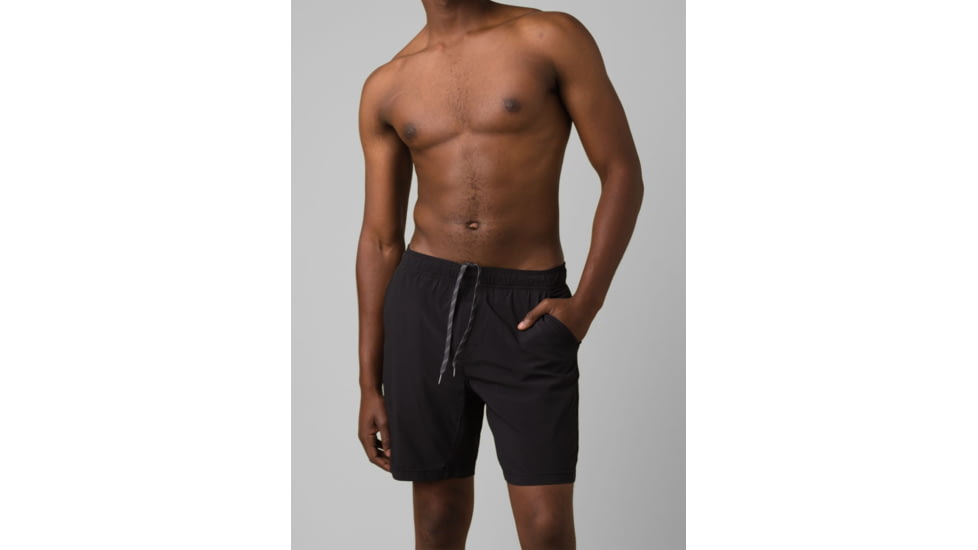 prAna Heiro Lined Short Shorts, Black, XLarge, 1963801-001-08-XL