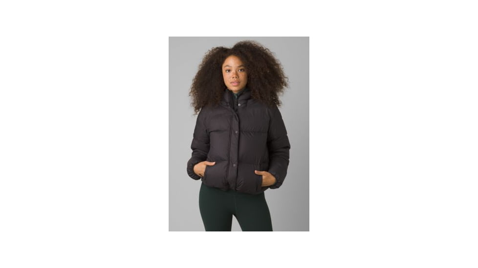 prAna Hellebore Jacket - Womens, Charcoal, Large, 1970041-020-L