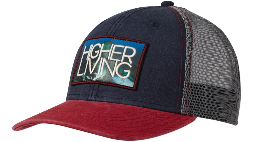 prAna Higher Living Trucker Hat - Men's-Navy