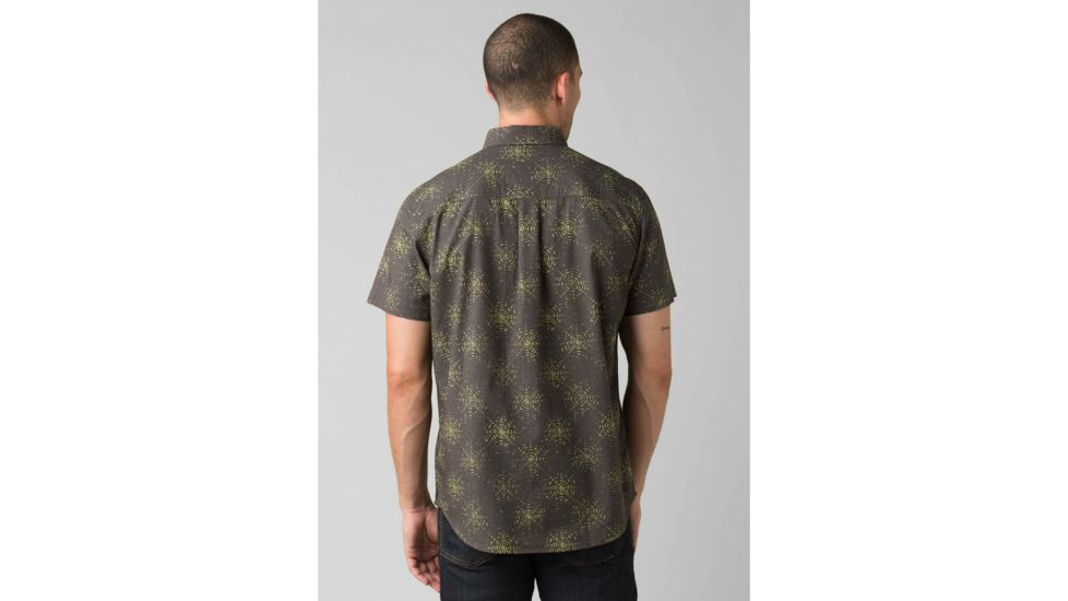 prAna Hillsdale Slim Fit Shirt - Mens, Granite, Large, M11202529-GRAN-L