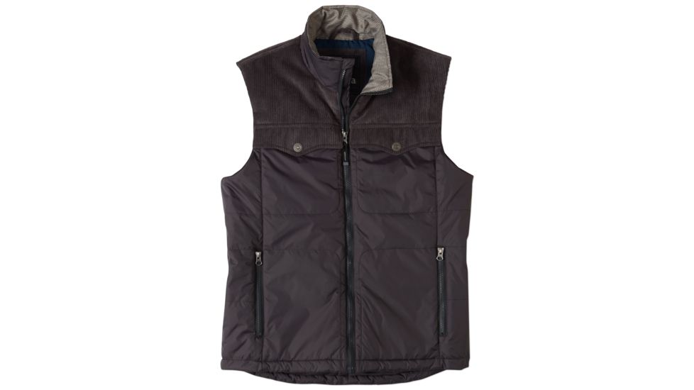prAna Hoffman Vest - Men's-Charcoal-Small