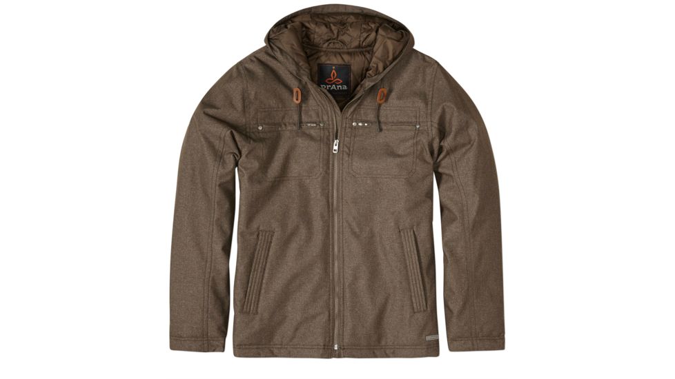 prAna Holmes Jacket - Men's-Wren Heather-Large
