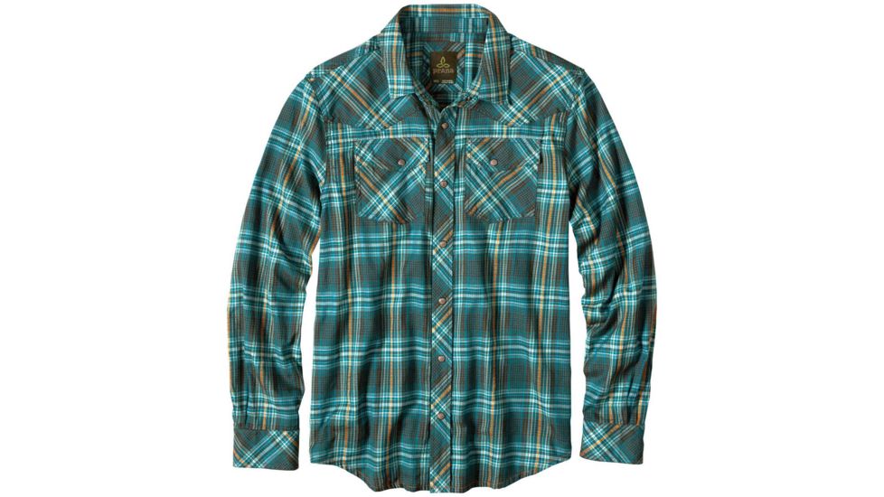 prAna Holstad Long Sleeve Shirt - Men's-Cargo Green-Small