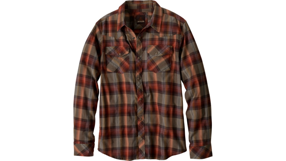 prAna Holstad Long Sleeve Shirt - Men's-Espresso-Small