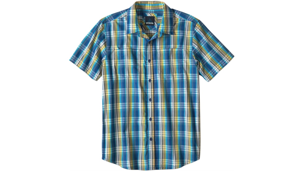 prAna Holten Shirt - Men's -Pure Blue-Small