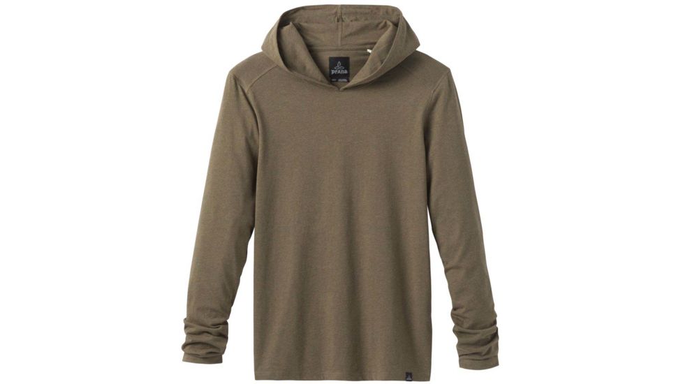 prAna Hooded T-Shirt - Mens, Slate Green Heather, Extra Large, M21181338-GSHT-XL