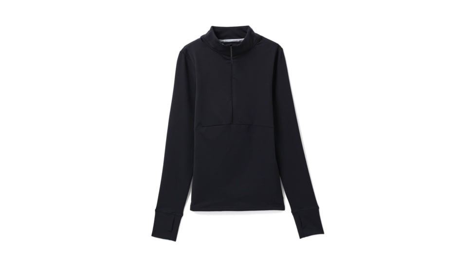 prAna Ice Flow Half Zip Top - Women's, Large, Black, 1967511-001-L