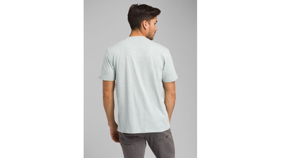 prAna Icon Short Sleeve T-Shirt, Agave Heather, Medium, M11191468 -778-M