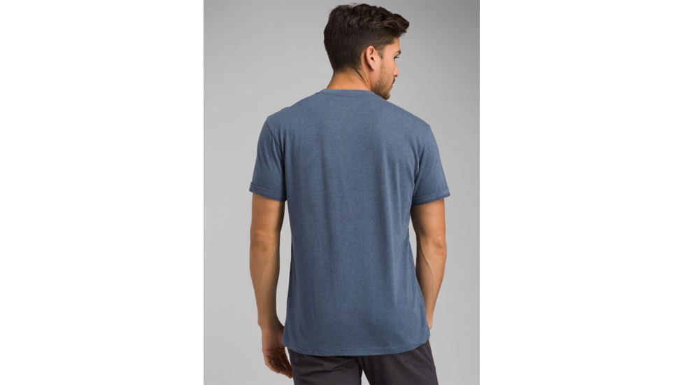 prAna Icon T-Shirt - Men's, Denim Heather, Extra Large, M11191468-DEHT-XL