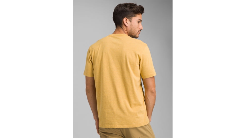prAna Icon Short Sleeve T-Shirt, Marigold Heather, XXLarge, M11191468 -715-XXL