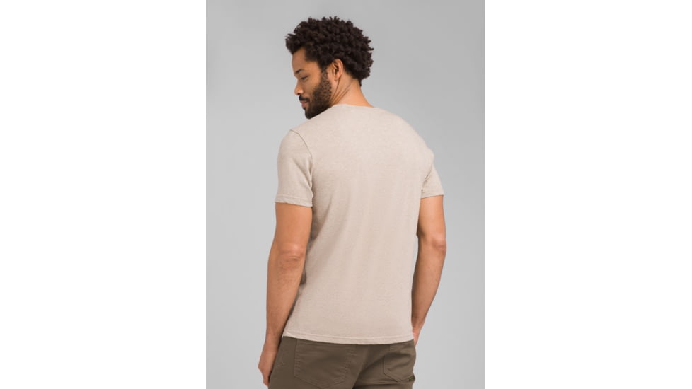 prAna Icon Short Sleeve T-Shirt - Mens, Dark Khaki Heather, Small, M11191468-DKHT-S