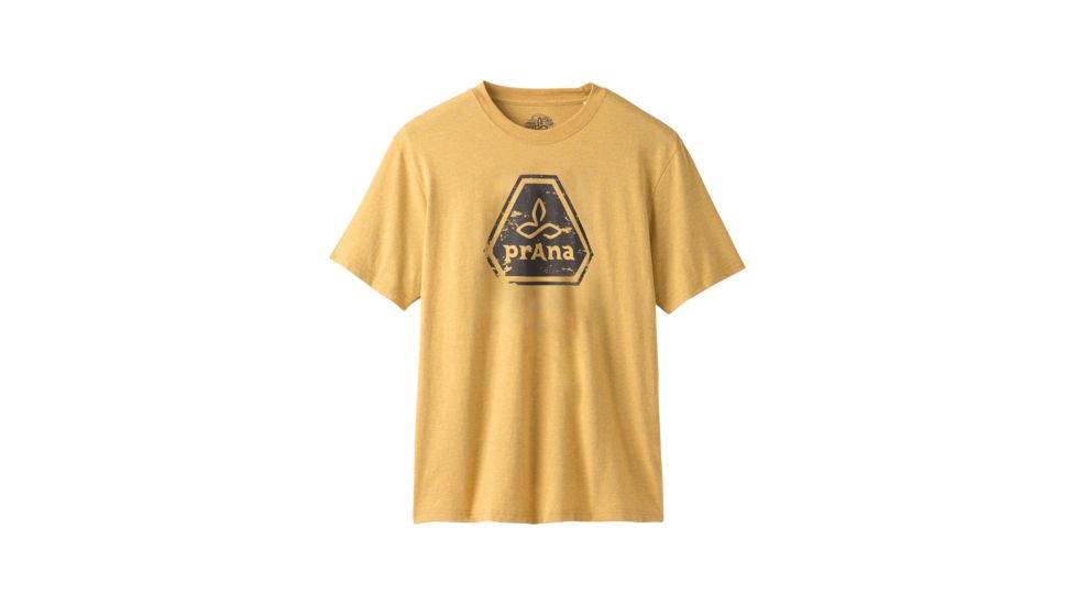 prAna Icon Short Sleeve T-Shirt - Mens, Marigold Heather, Small, M11191468 -715-S