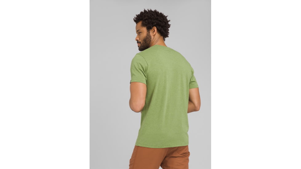 prAna Icon Short Sleeve T-Shirt - Mens, Matcha Heather, Large, M11191468-MCHT-L