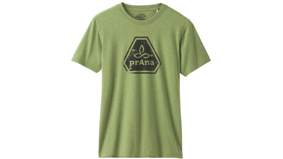 prAna Icon Short Sleeve T-Shirt - Mens, Matcha Heather, Large, M11191468-MCHT-L