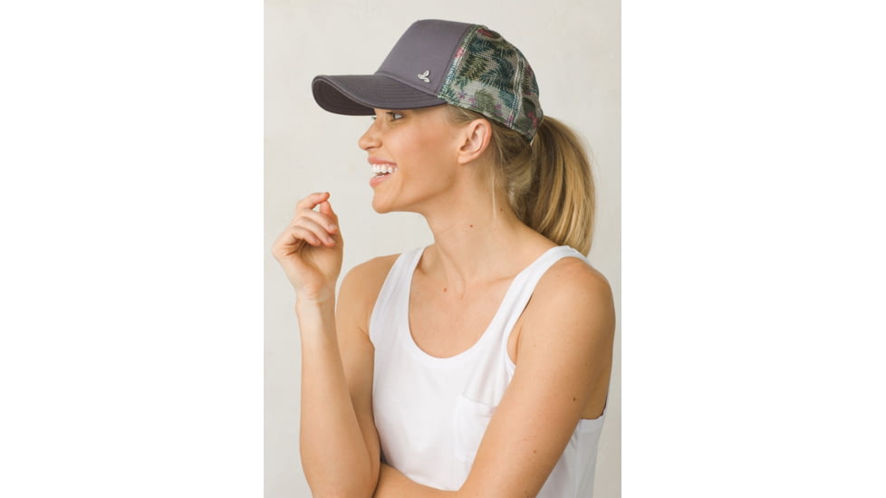 Prana Idalis Trucker Hat, Gravel, One Size, U5IDAL116-GRA-O/S