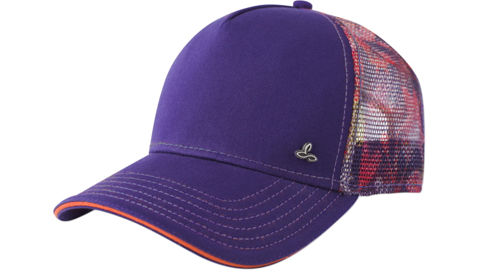 prAna Idalis Trucker Hat - Women's -Dark Plum Digi Flower