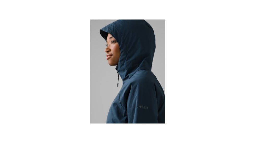 prAna Insulo Stretch Hooded Jacket - Women's, Small, Dark Sky, 1968551-400-S