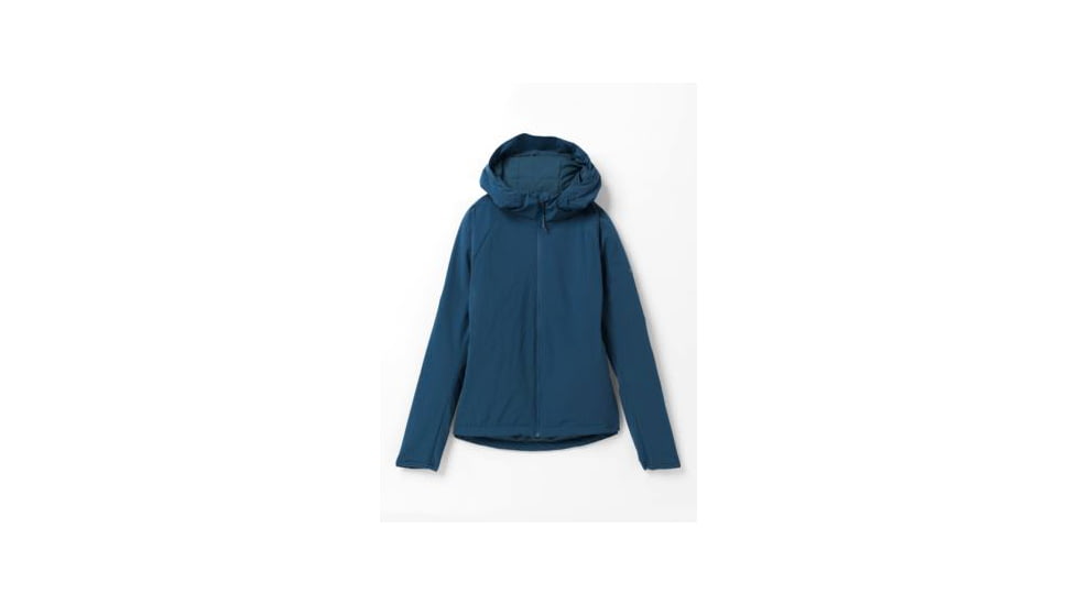 prAna Insulo Stretch Hooded Jacket - Women's, Small, Dark Sky, 1968551-400-S