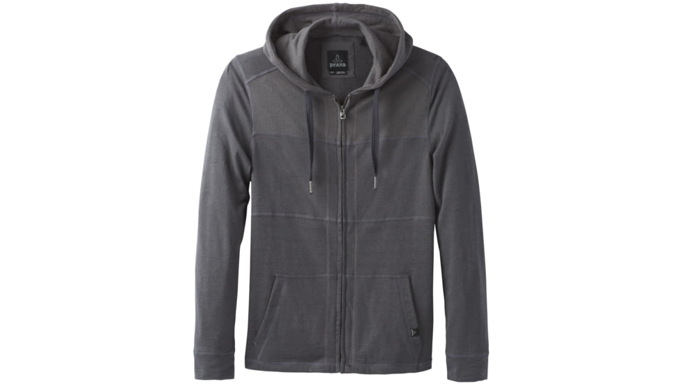 prAna Introit Full Zip Hoody - Men's-Gravel-Small