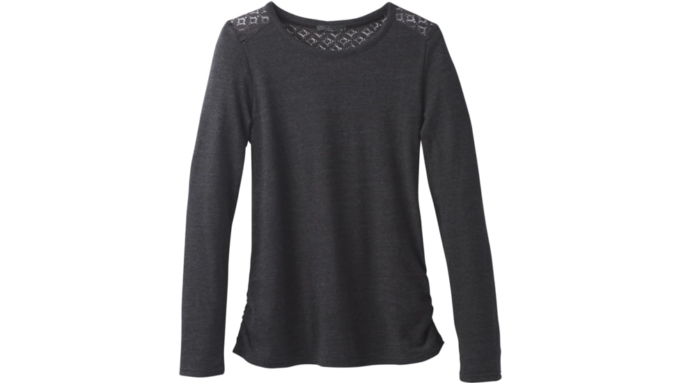 prAna Isadora Ballet Neck Top - Women's-Black-Large