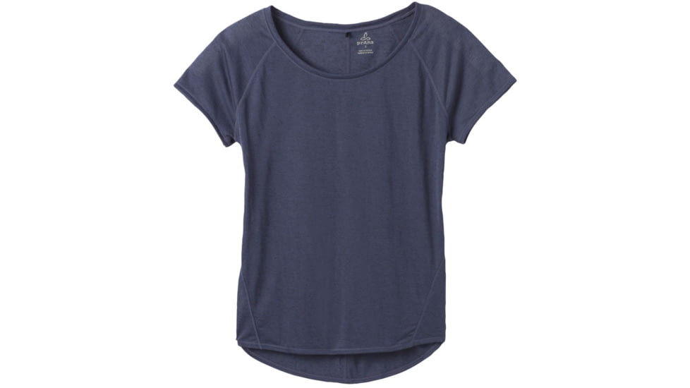 prAna Iselle Short Sleeve Tee - Womens, Midnight Dew, Large, W11190667-MNDW-L