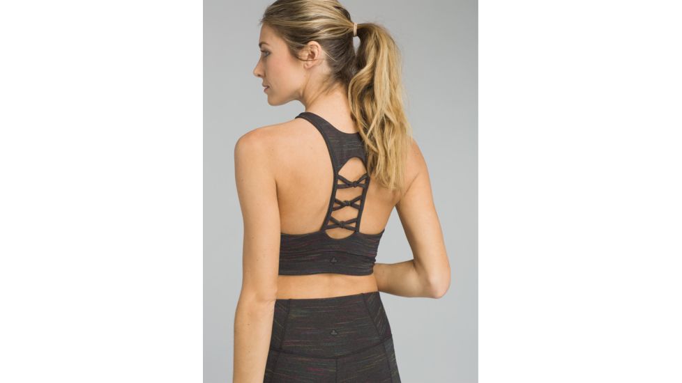 prAna Itzel Bra - Womens, Black Cherry, X-Large, W13180524-BKCY-XL