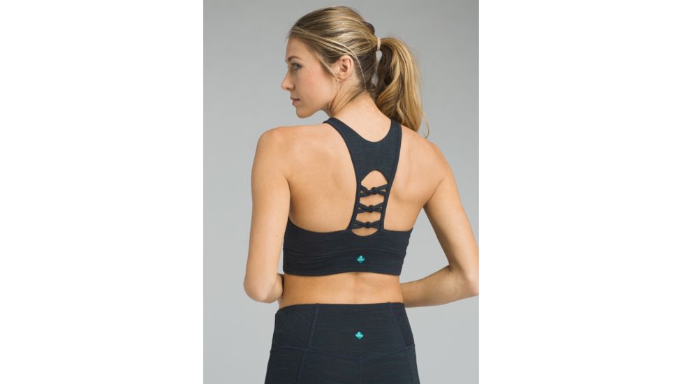 prAna Itzel Bra - Womens, Highland Green, Large, W13180524-HLGR-L