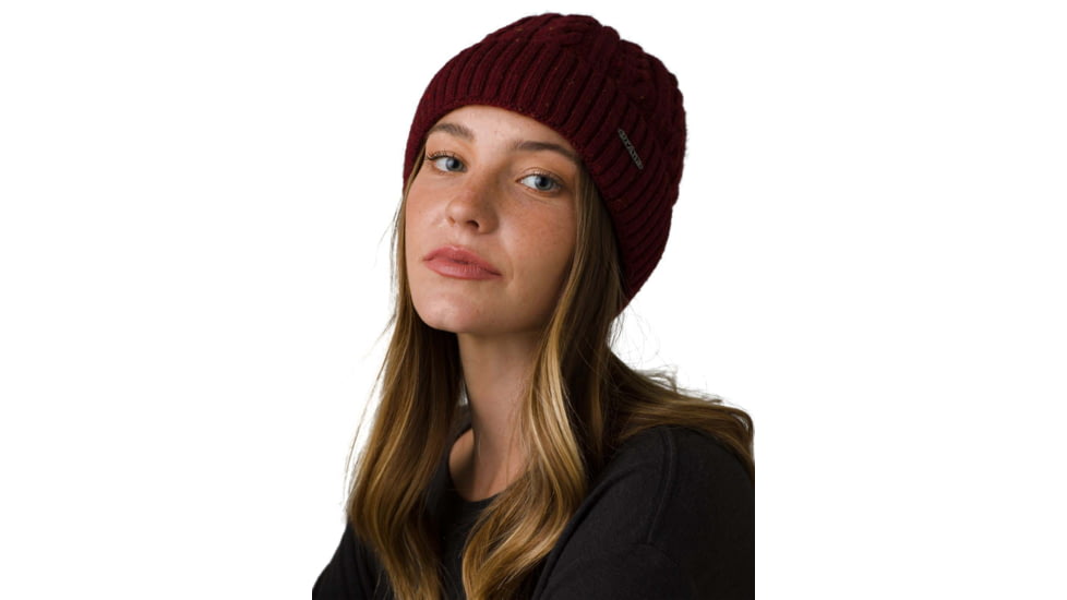 prAna Izzie Beanie, Spiced Wine, One Size, 1962431-600-O/S