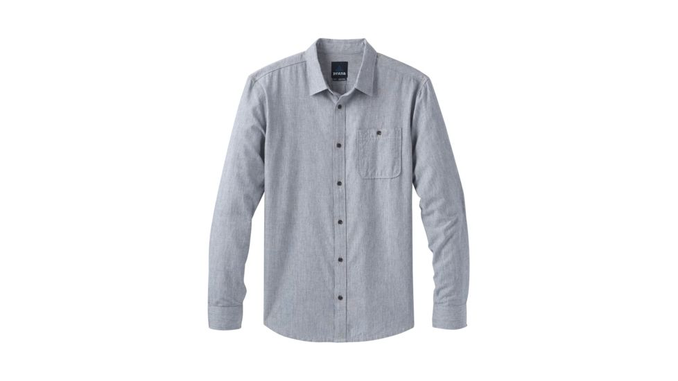 prAna Jaffra Long Sleeve Shirt - Mens, Nautical, Large, M21191481 -419-L