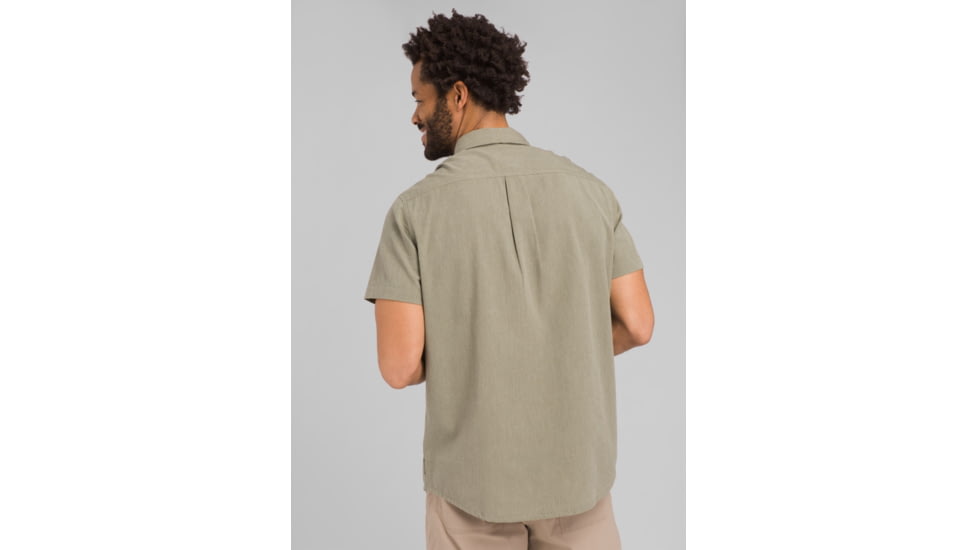 prAna Jaffra Shirt - Mens, Rye Green, Large, M11191528-RYGR-L
