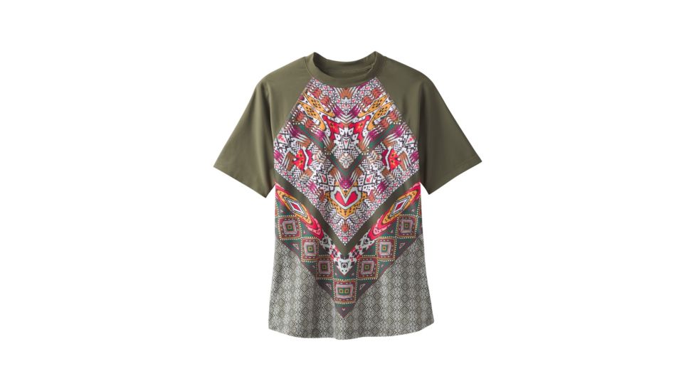 prAna Janae Sun Top Womens, Cargo Marrakesh, Large, W11181075-CAMA-L