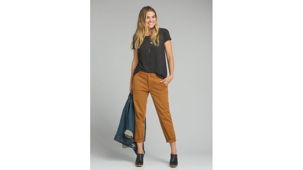 prAna Janessa Pant - Womens, Burnt Caramel, 00, W43180507-BTCA-00