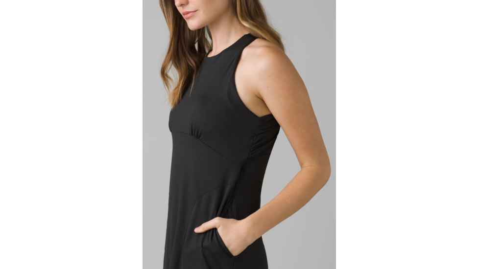 prAna Jewel Lake Dress - Womens, Black, S, 1968621-001-S