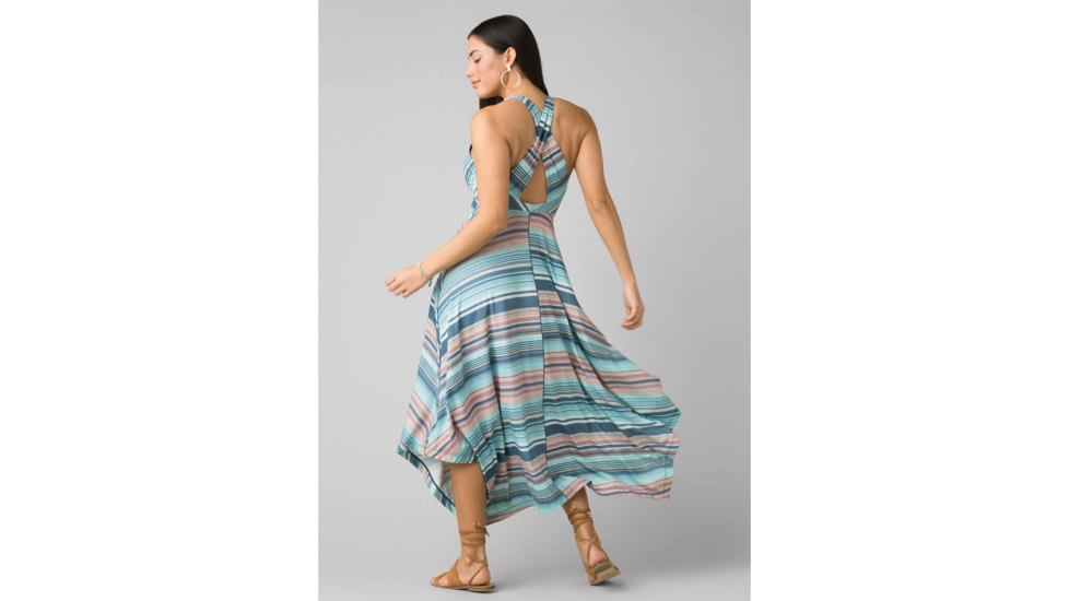 prAna Josepina Maxi Dress - Womens, Teal Pontoon, Medium, W31202053-TEPN-M