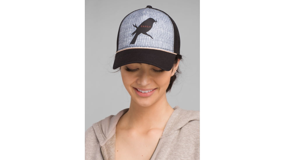 prAna Journeyman Hat - Womens, Black Early Bird, One Size, U53180653-BKEB-O/S