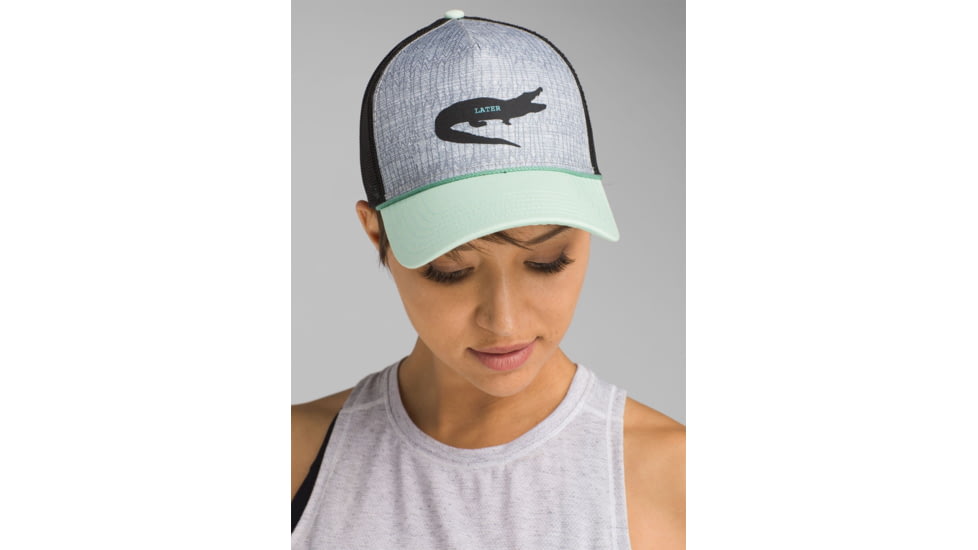 prAna Journeyman Trucker Hat, Icy Green Alligator, One Size, U53180653 -333-O/S