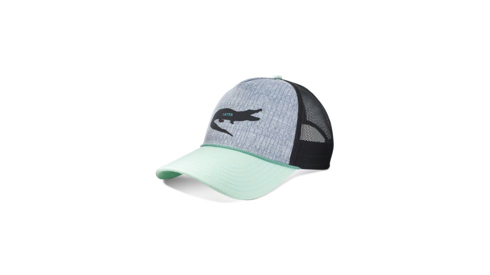 prAna Journeyman Trucker Hat, Icy Green Alligator, One Size, U53180653 -333-O/S