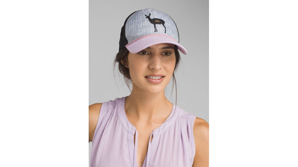 prAna Journeyman Trucker Hat, Orchid Deer, One Size, U53180653 -578-O/S