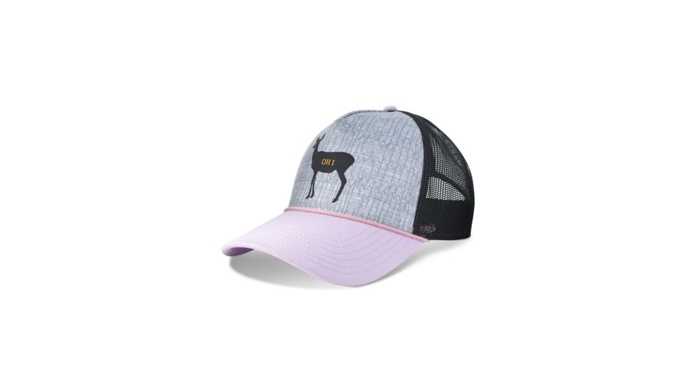 prAna Journeyman Trucker Hat, Orchid Deer, One Size, U53180653 -578-O/S