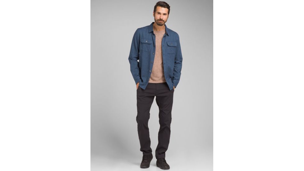prAna Kaola Crew Sweater - Mens, Sepia Heather, Extra Large, M21191398-ZEHT-XL