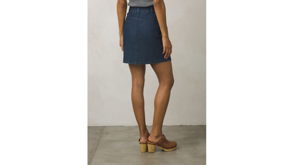 prAna Kara Skirt - Women's, Indigo, 2, W31180427-IND-2