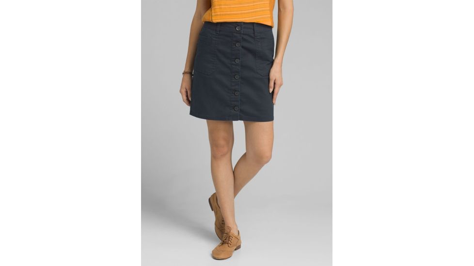 prAna Kara Skirt - Womens, Midnight Wash, 8, W31180427 -412-8