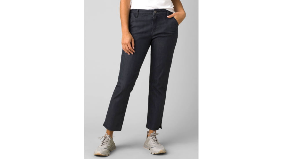 prAna Kayla Crop Chino - Womens, Denim Solid, 6, 1968391-400-6