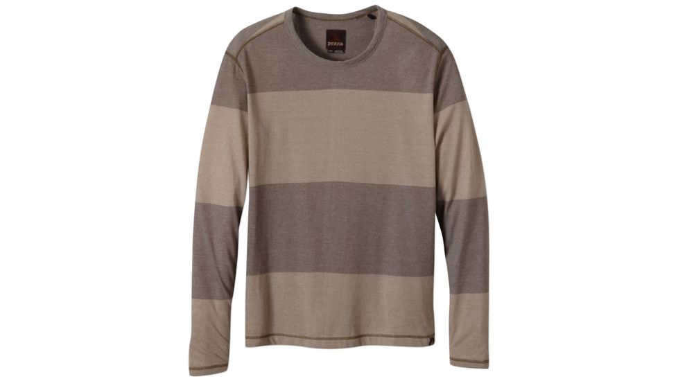 Keller Long Sleeve Crew - Mens-Mud-Large