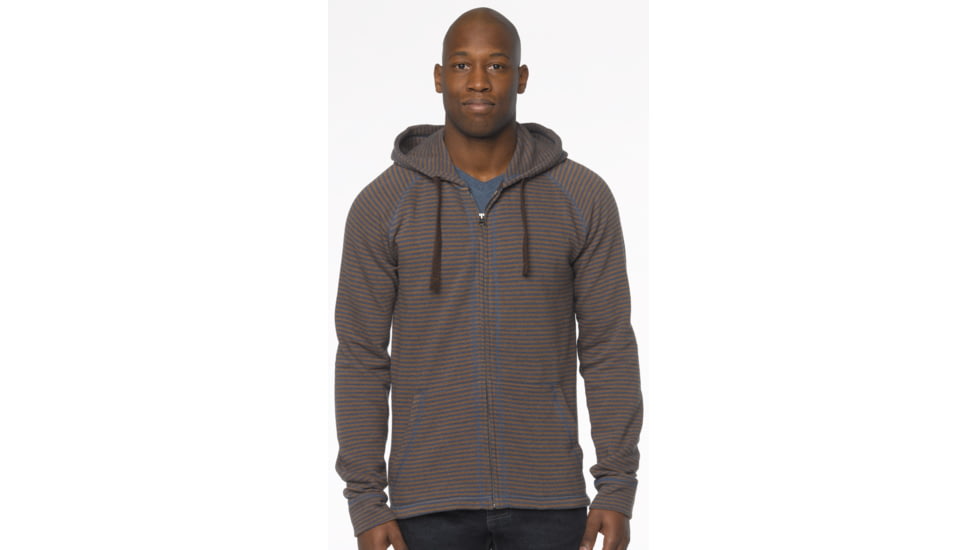 prAna Kennet Full Zip Hoodie - Men's-Blue Ridge-X-Large