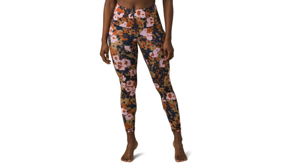 prAna Kimble Printed 7/8 Legging Pants, Nordic Pink Wildflower, Small, 1962541-650-RG-S