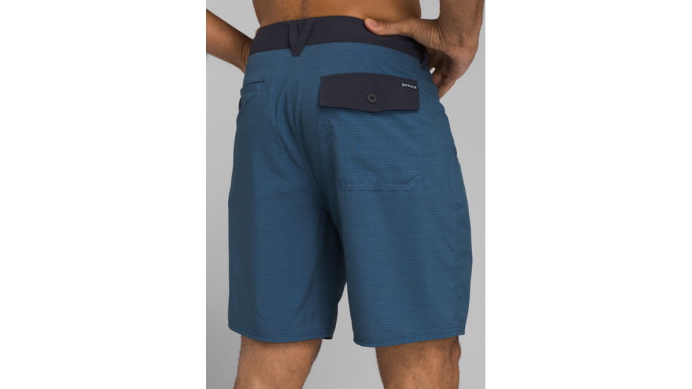 prAna Kingfischer Short 8 Inch Inseam, Blue Anchor, 38 Waist, M31191497 -419-38