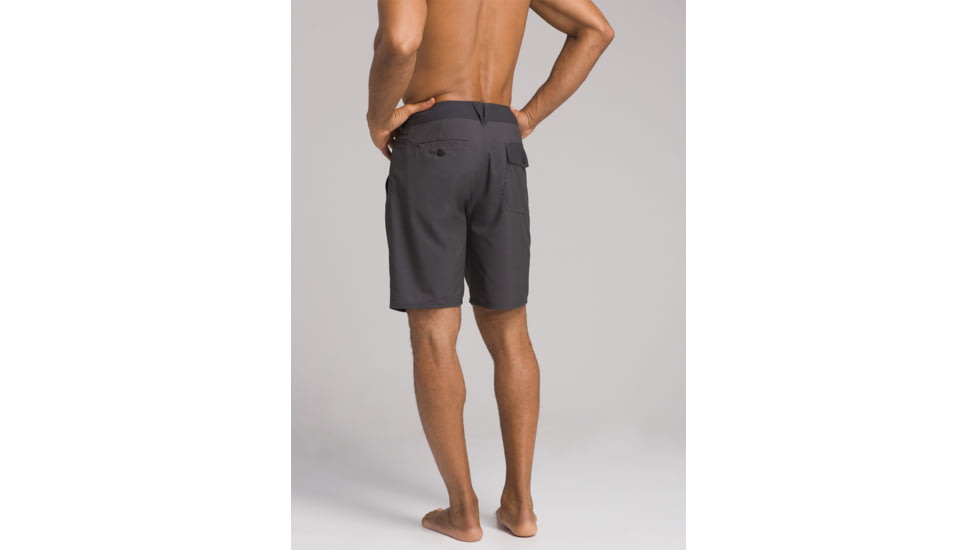 prAna Kingfischer Short 8 Inch Inseam, Charcoal, 28 Waist, M31191497 -010-28