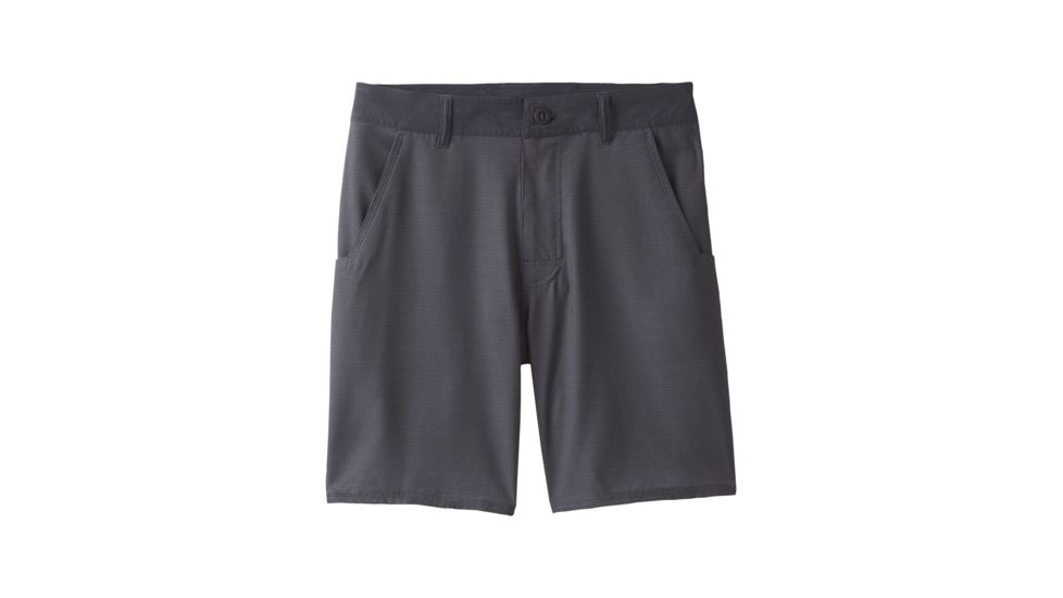 prAna Kingfischer Short 8 Inch Inseam - Mens, Charcoal, 36 Waist, M31191497 -010-36