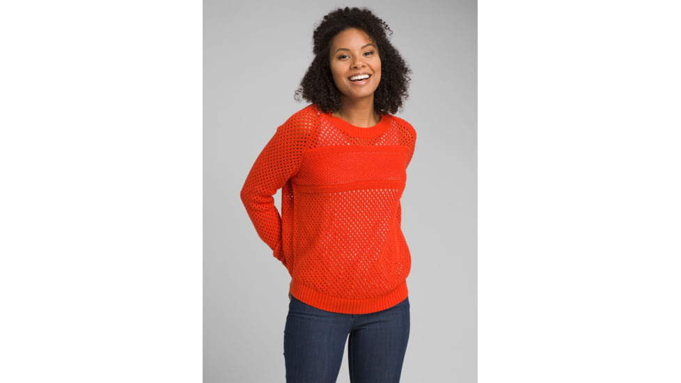 prAna Kokimo Sweater, Lava Glow, XLarge, W21190690 -626-XL